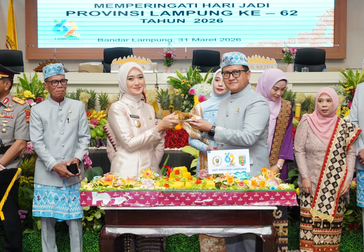 Peringatan HUT ke-62, Lampung Catat Kinerja Pembangunan Positif di Berbagai Sektor
